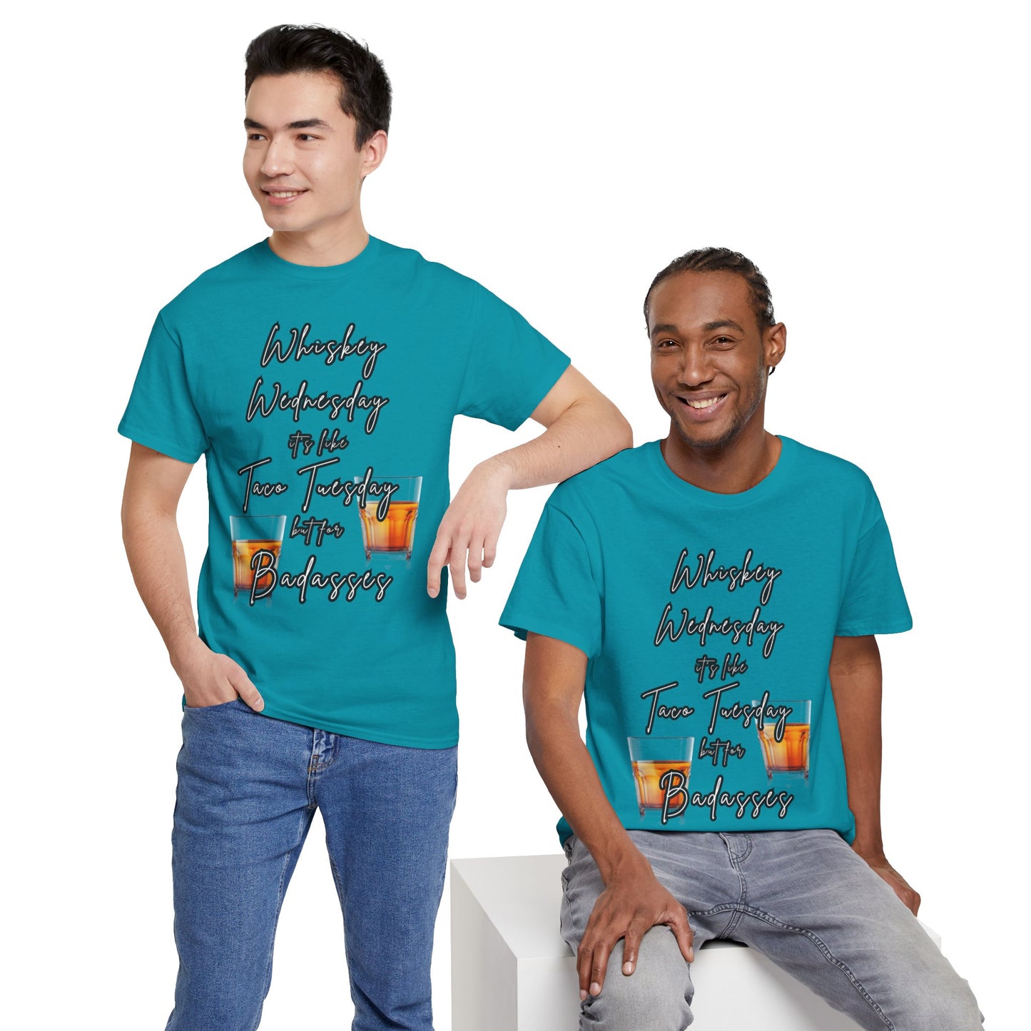 Whiskey Wednesday, Unisex Heavy Cotton Tee