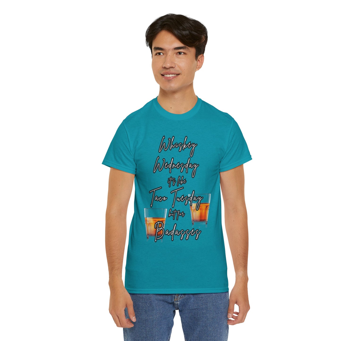 Whiskey Wednesday, Unisex Heavy Cotton Tee