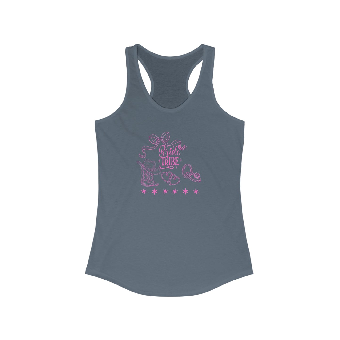 Bridal Party Racerback Tank, Bride Tribe Tank Top, Wedding Party Apparel, Bachelorette Gift, Summer Fitness Top
