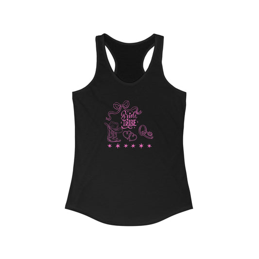 Bridal Party Racerback Tank, Bride Tribe Tank Top, Wedding Party Apparel, Bachelorette Gift, Summer Fitness Top