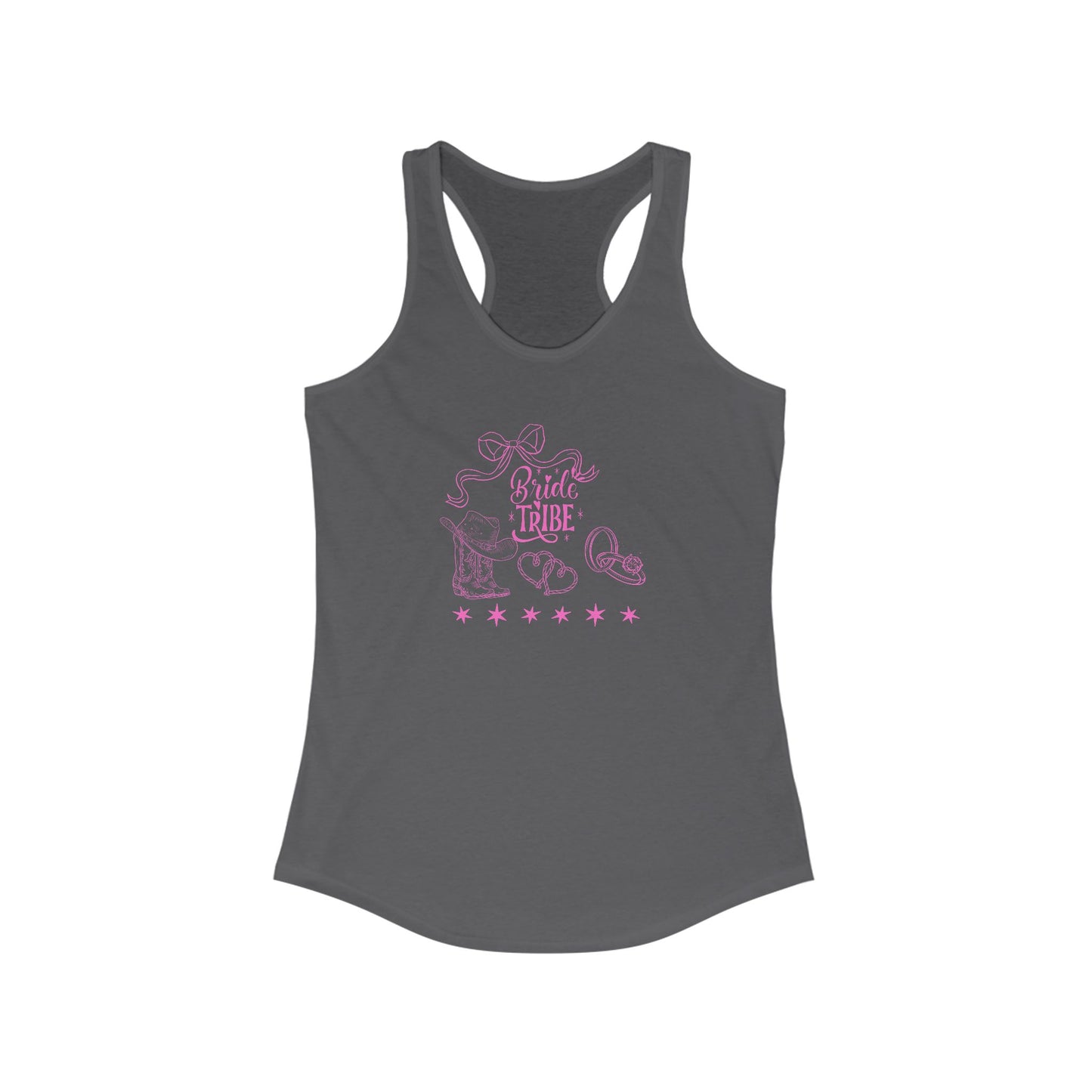 Bridal Party Racerback Tank, Bride Tribe Tank Top, Wedding Party Apparel, Bachelorette Gift, Summer Fitness Top