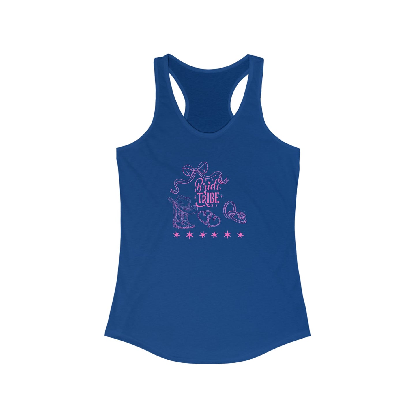 Bridal Party Racerback Tank, Bride Tribe Tank Top, Wedding Party Apparel, Bachelorette Gift, Summer Fitness Top
