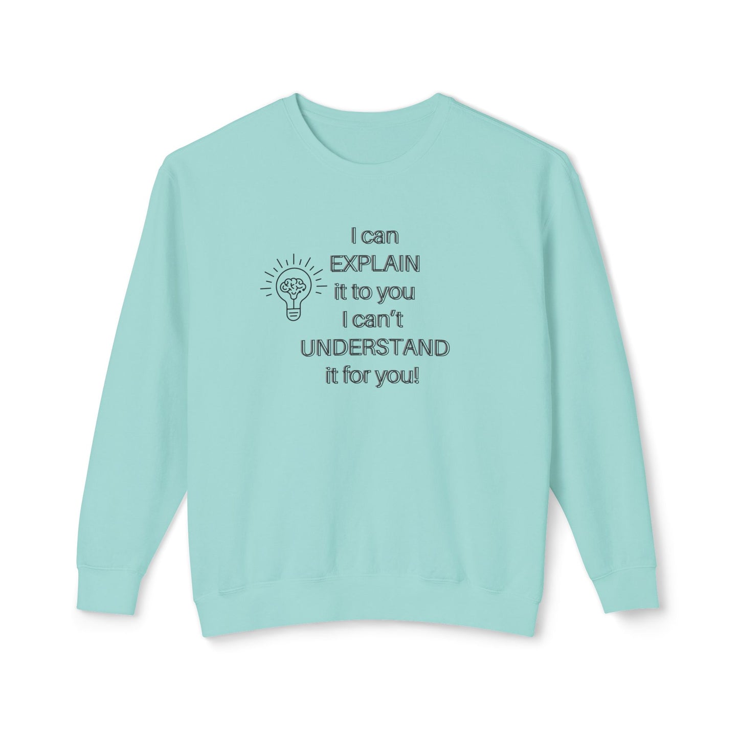 Crewneck Sweatshirt - I Can Explain It to You but I Can't Understand It for You