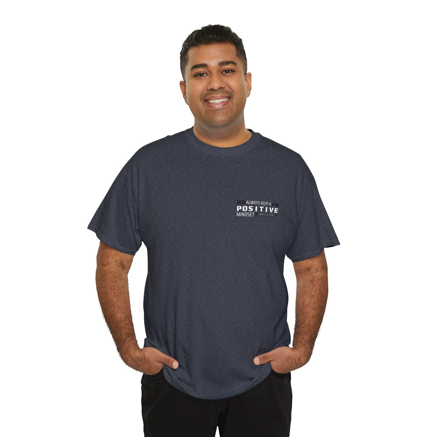 Positive Mindset Unisex Heavy Cotton Tee - Inspiring Daily Wear