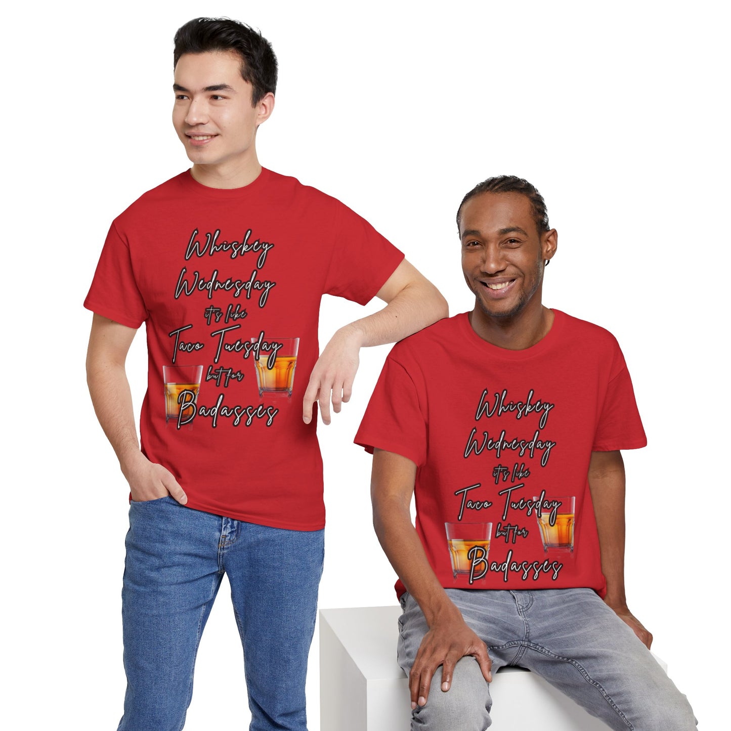 Whiskey Wednesday, Unisex Heavy Cotton Tee