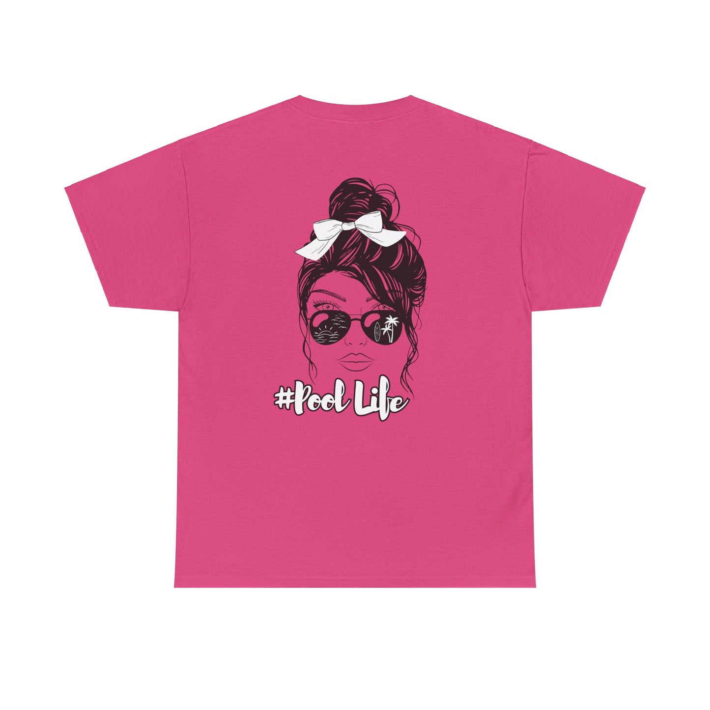 #Pool Life, Unisex Heavy Cotton Tee - Vibrant Summer Vibes