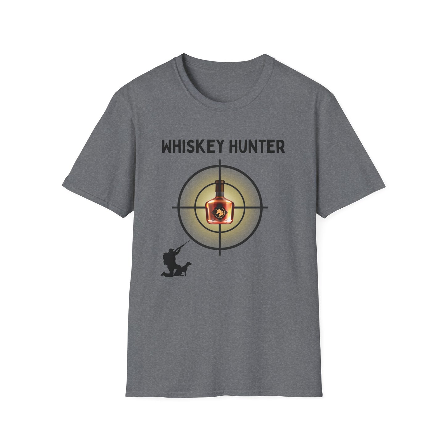 Whiskey Hunter Unisex Softstyle T-Shirt - For Hunting Enthusiasts