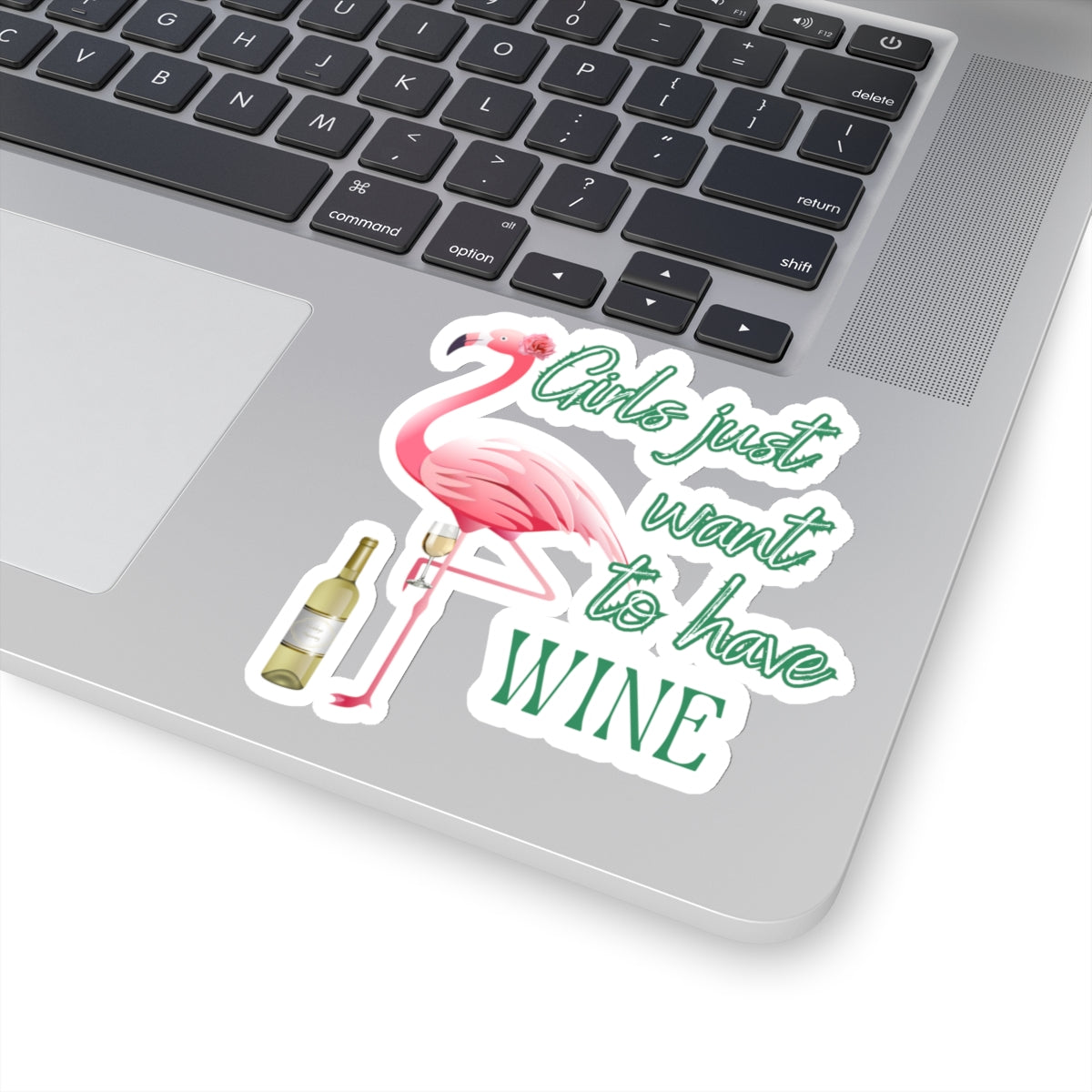 Girls just want to have Wine, Kiss-Cut Stickers