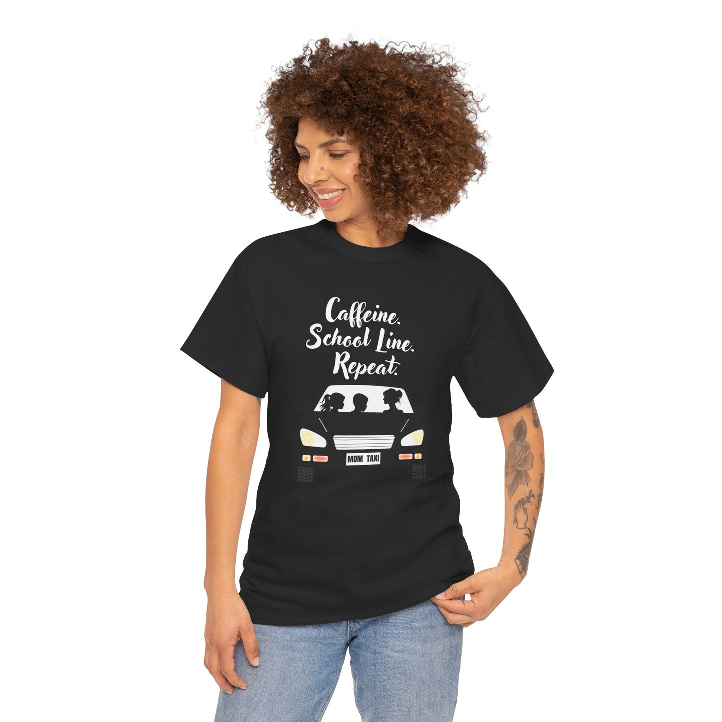 Retro Car Ride Unisex Heavy Cotton Tee - Fun Adventure Graphic Tee