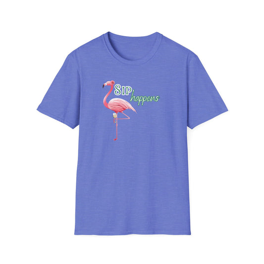 Sip Happens, Unisex Softstyle T-Shirt