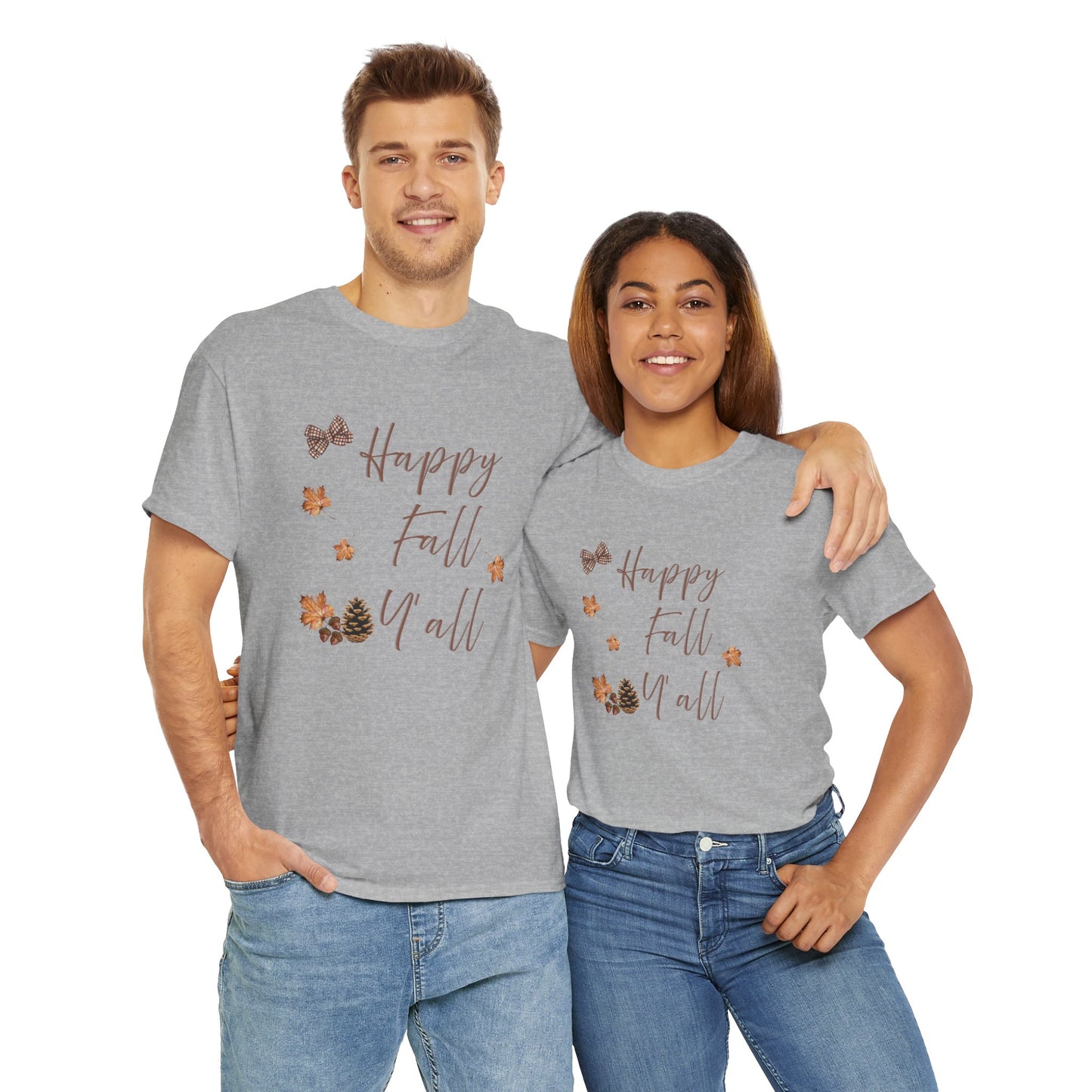 Happy Full Y'all Unisex Heavy Cozy Tee
