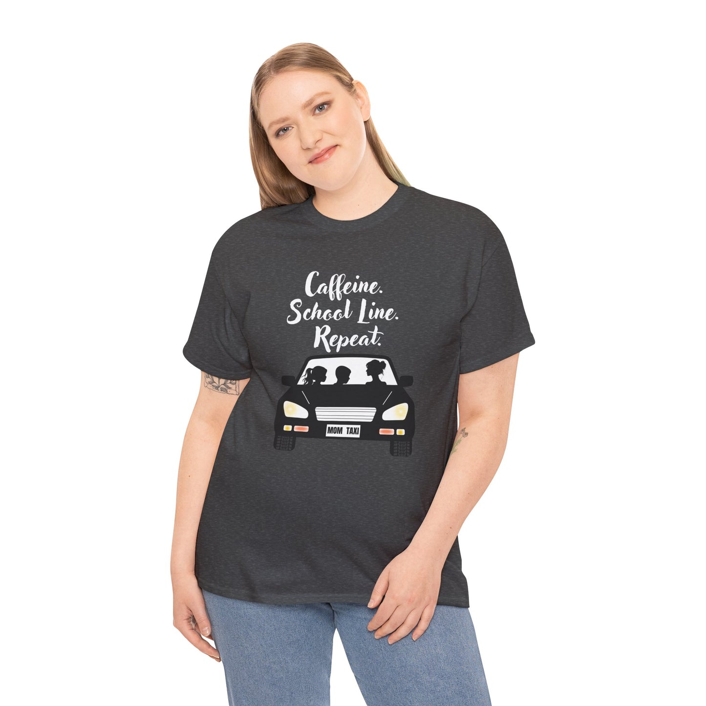 Retro Car Ride Unisex Heavy Cotton Tee - Fun Adventure Graphic Tee