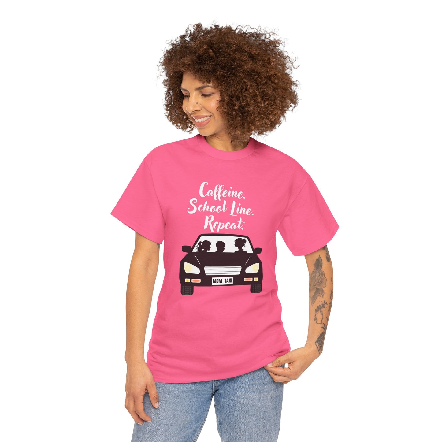 Retro Car Ride Unisex Heavy Cotton Tee - Fun Adventure Graphic Tee
