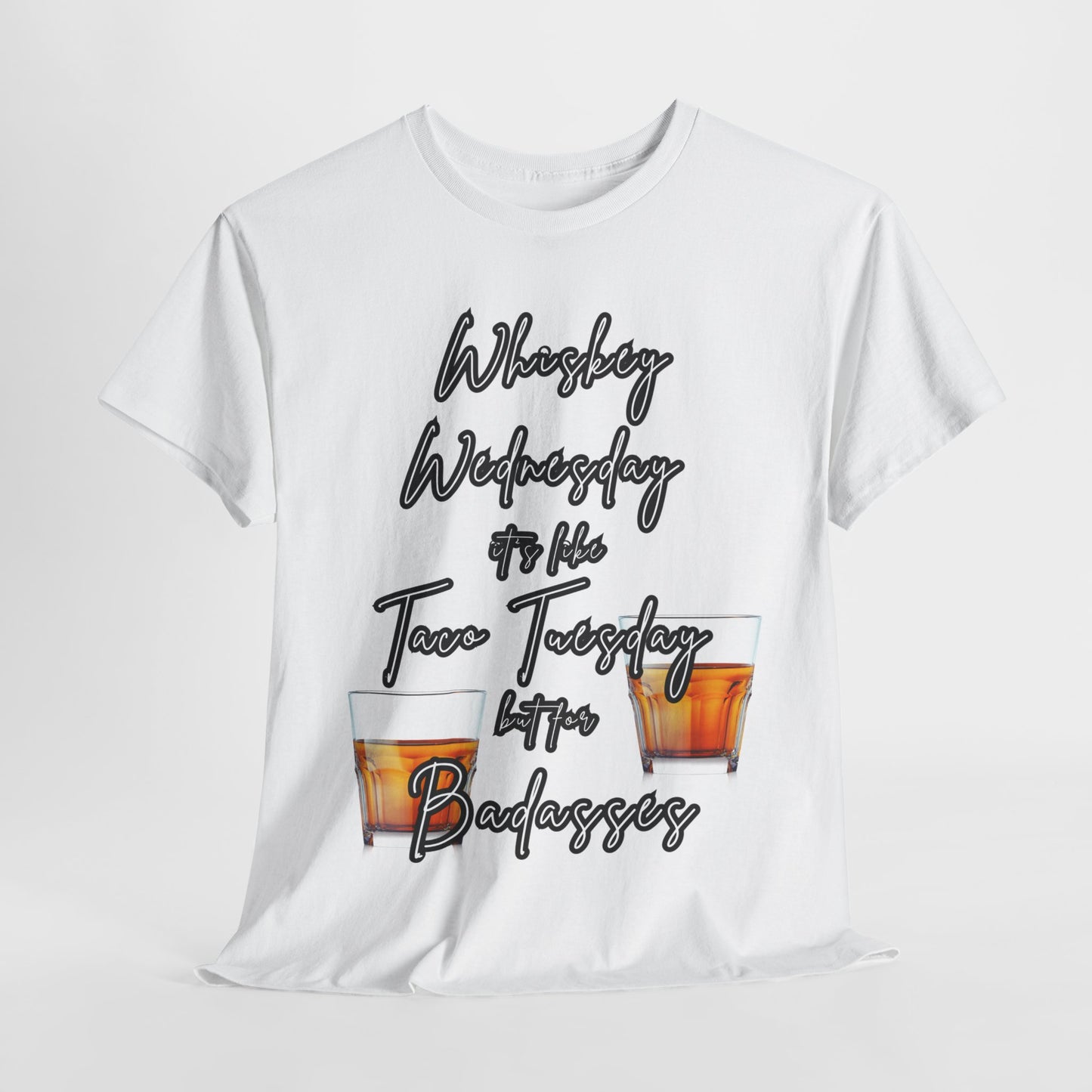 Whiskey Wednesday, Unisex Heavy Cotton Tee
