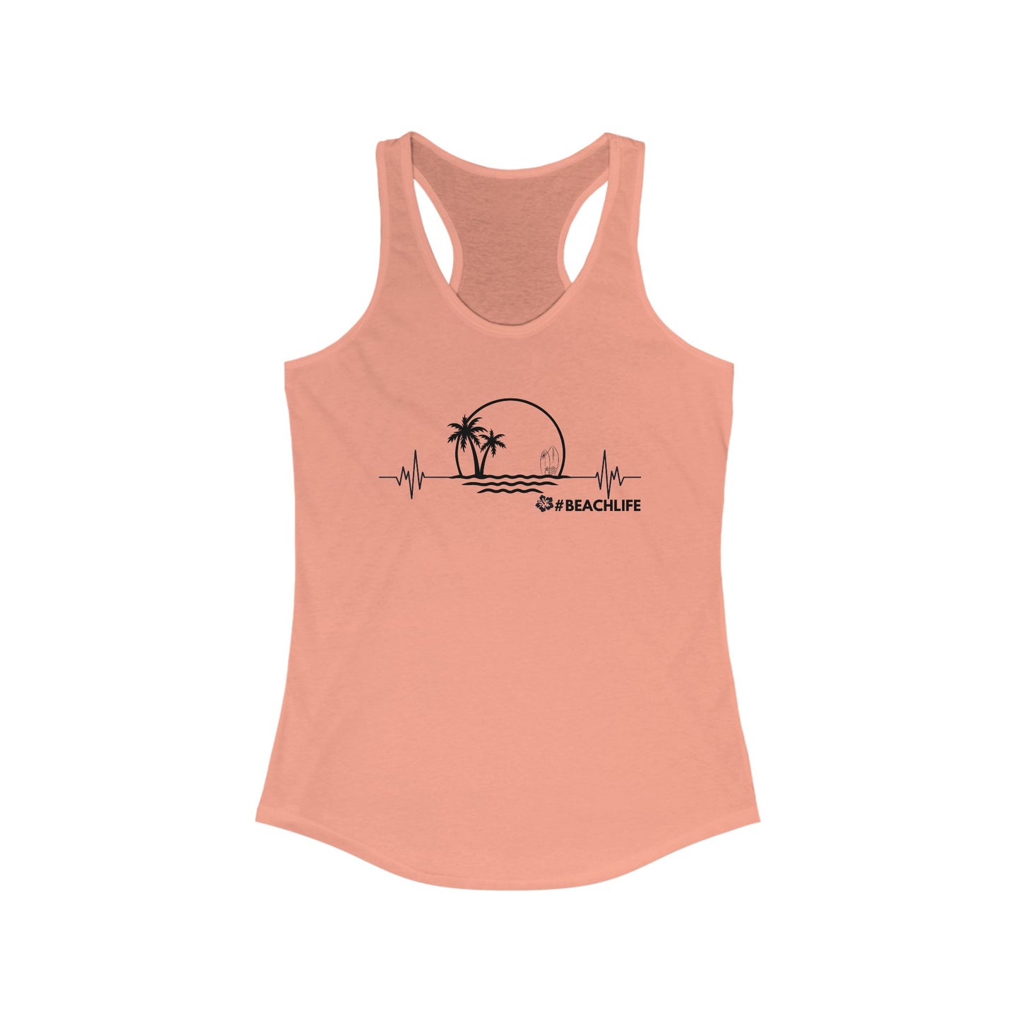 Beach Life Racerback Tank - Perfect Summer Top for Women