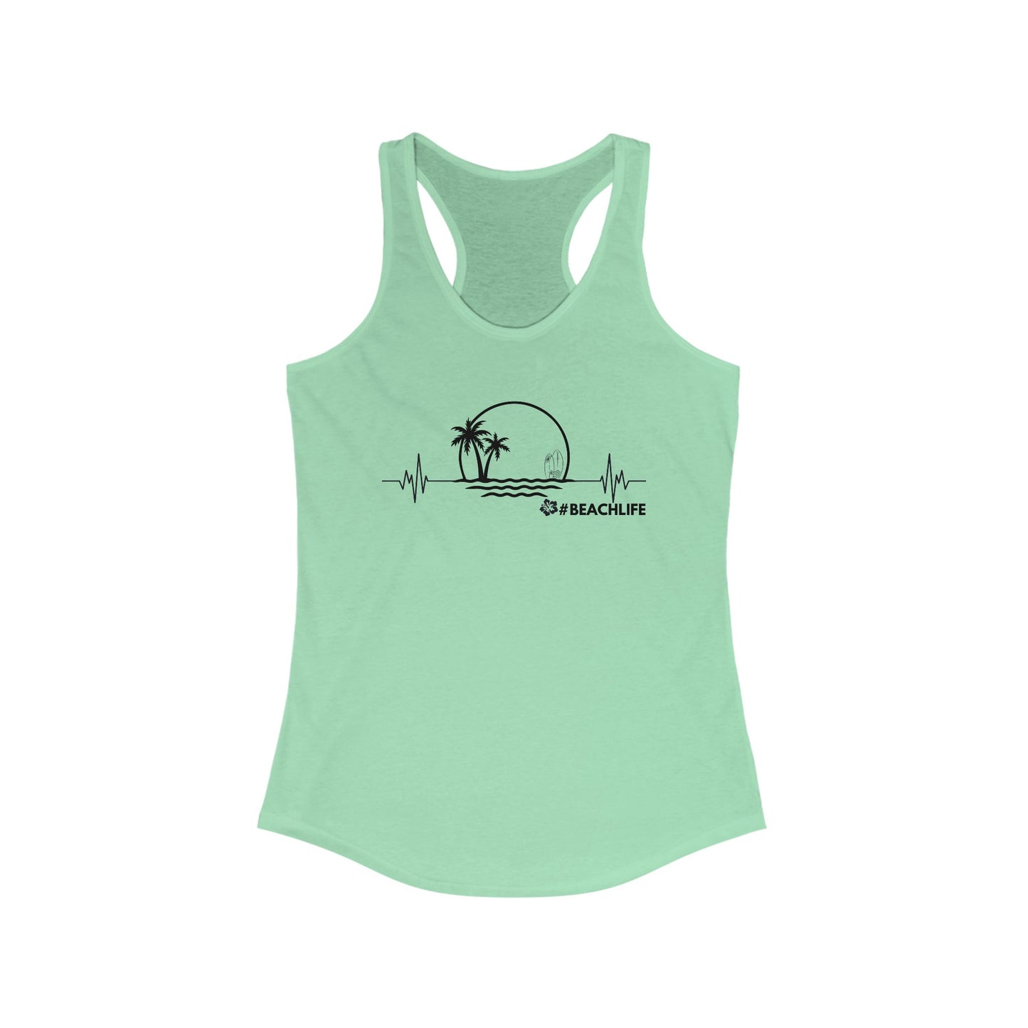 Beach Life Racerback Tank - Perfect Summer Top for Women