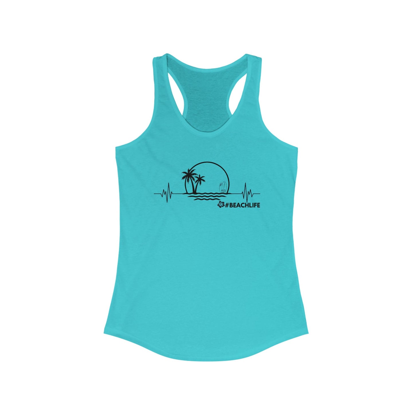 Beach Life Racerback Tank - Perfect Summer Top for Women