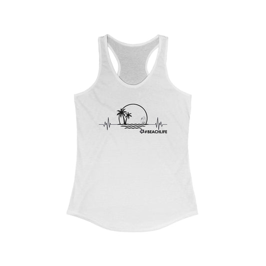 Beach Life Racerback Tank - Perfect Summer Top for Women
