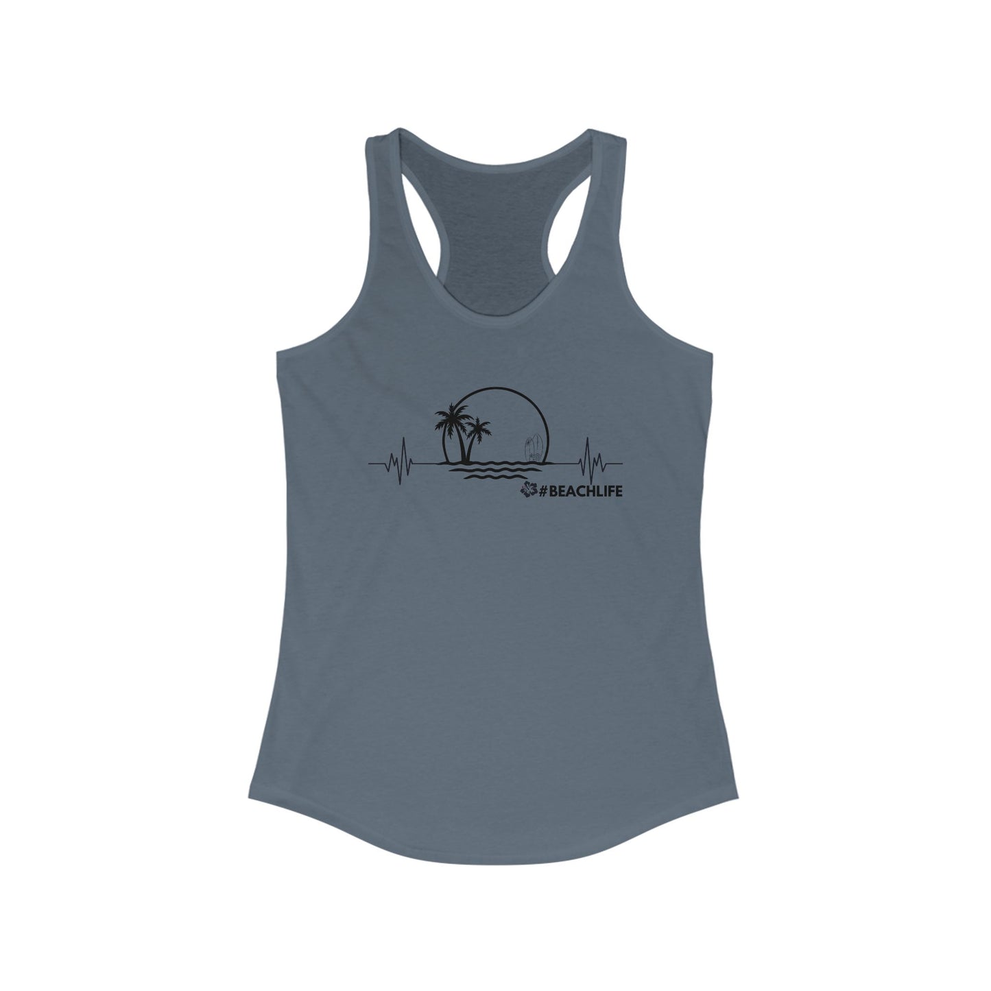 Beach Life Racerback Tank - Perfect Summer Top for Women