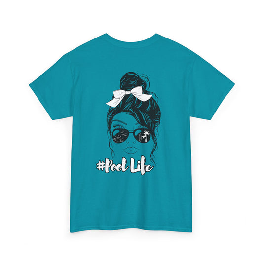 #Pool Life, Unisex Heavy Cotton Tee - Vibrant Summer Vibes