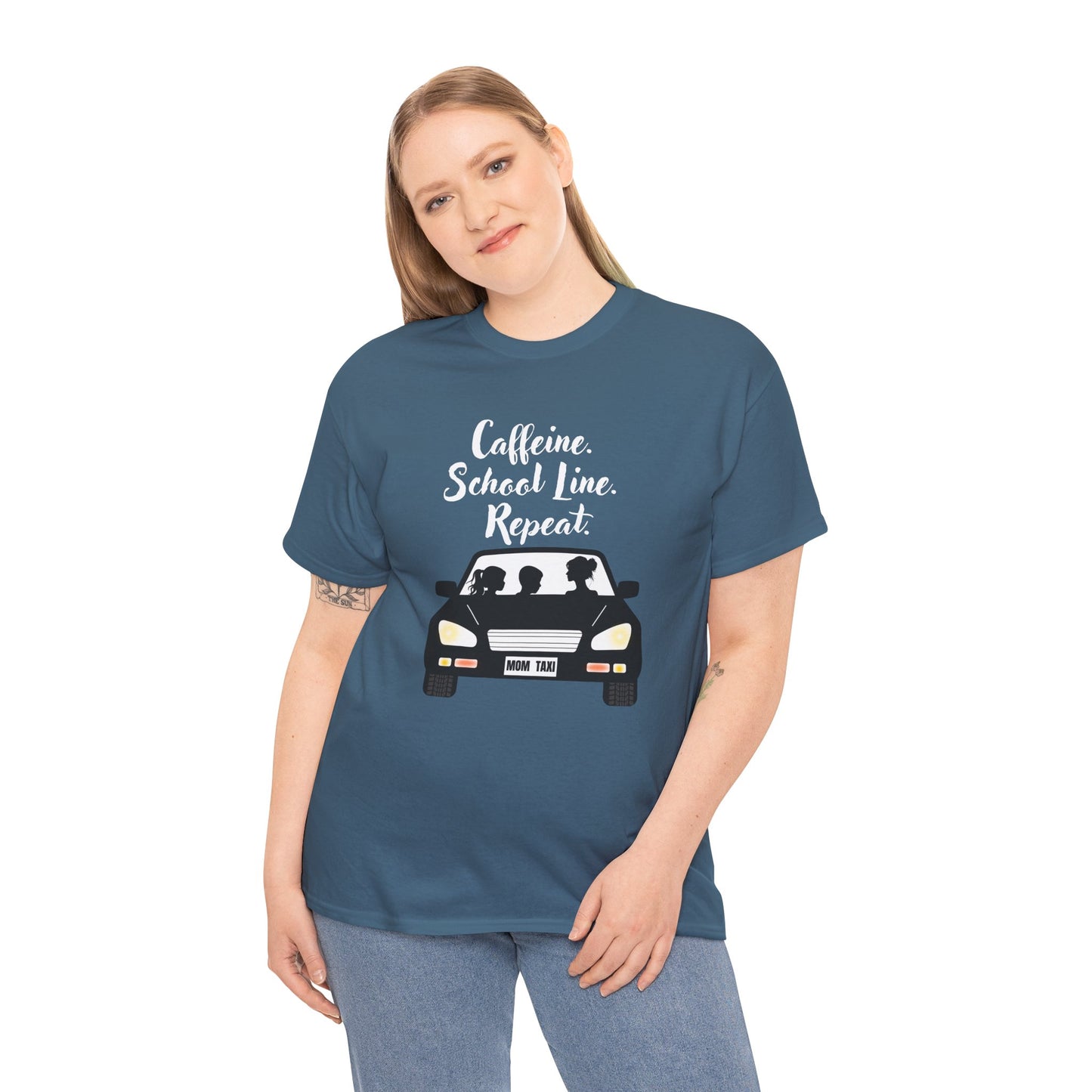 Retro Car Ride Unisex Heavy Cotton Tee - Fun Adventure Graphic Tee
