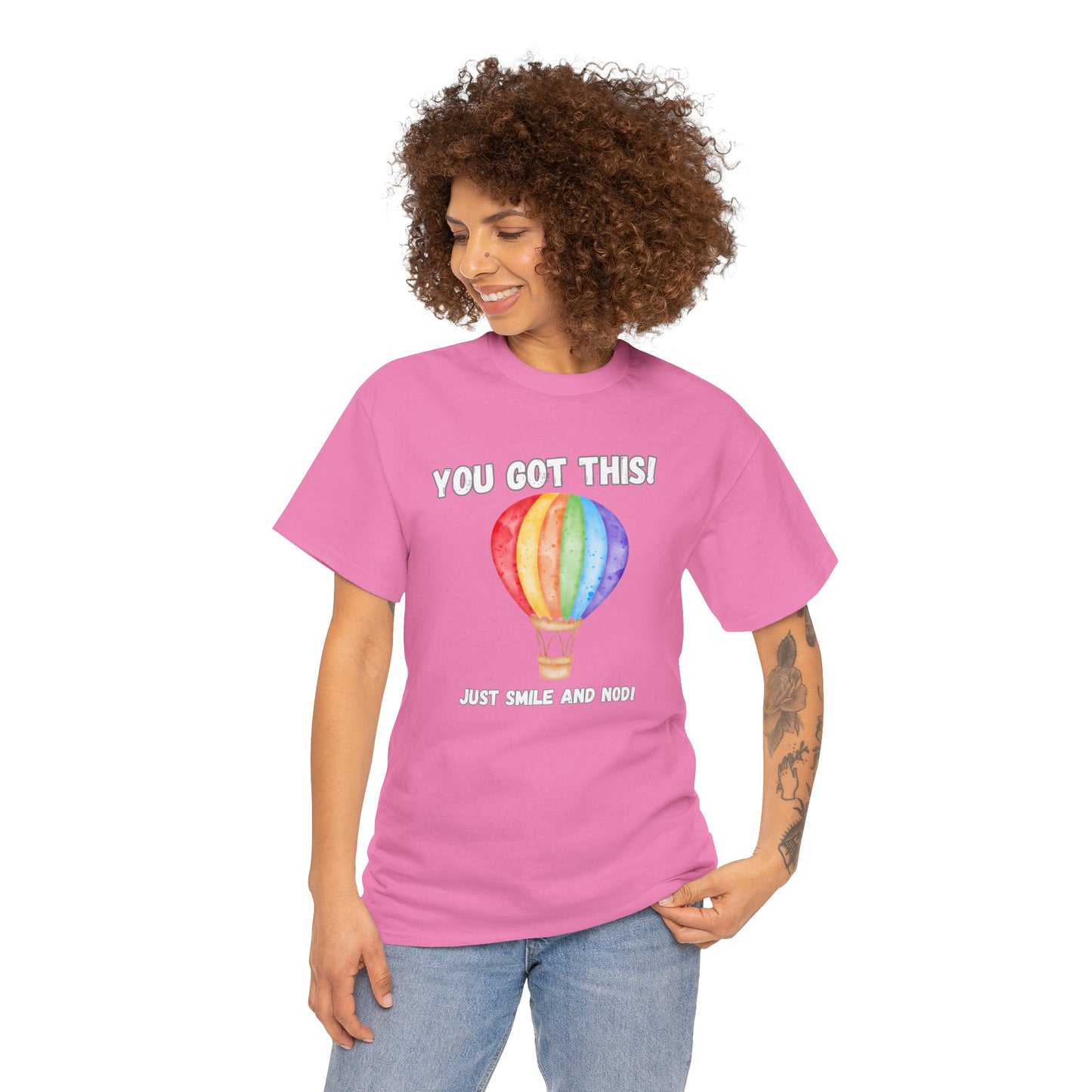 Inspirational Hot Air Balloon Tee - "You Got This!"
