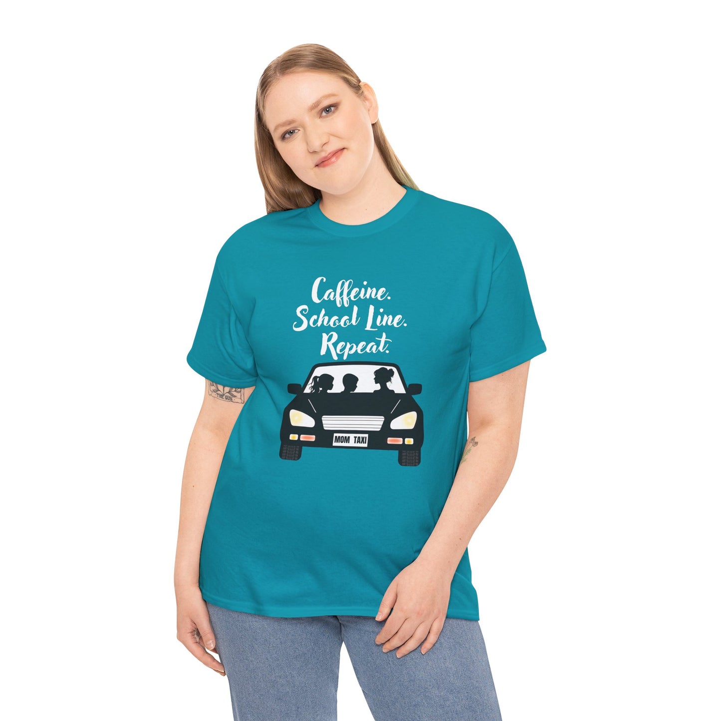Retro Car Ride Unisex Heavy Cotton Tee - Fun Adventure Graphic Tee
