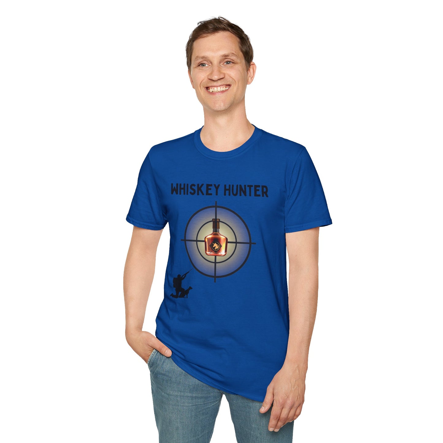 Whiskey Hunter Unisex Softstyle T-Shirt - For Hunting Enthusiasts