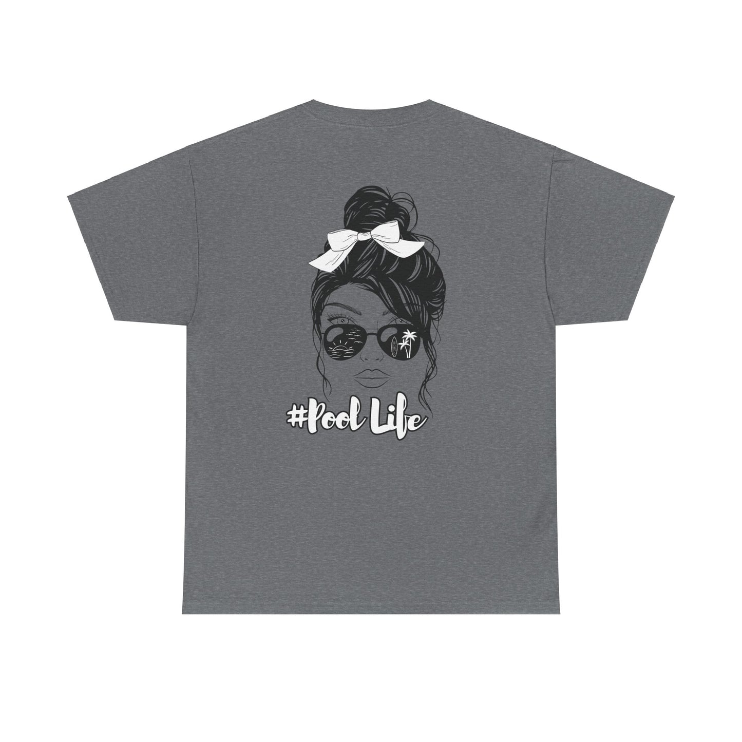 #Pool Life, Unisex Heavy Cotton Tee - Vibrant Summer Vibes