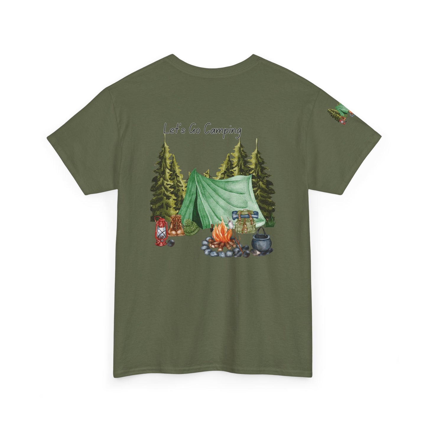 Fucking In Tents - Outdoor Adventure Camping Tee - Unisex Heavy Cotton Shirt with Nature Design