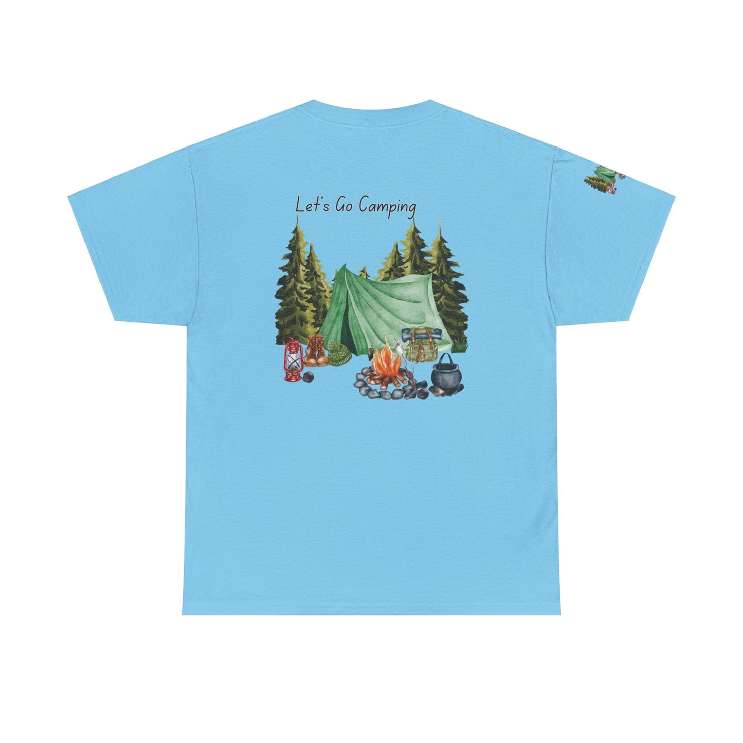 Fucking In Tents - Outdoor Adventure Camping Tee - Unisex Heavy Cotton Shirt with Nature Design