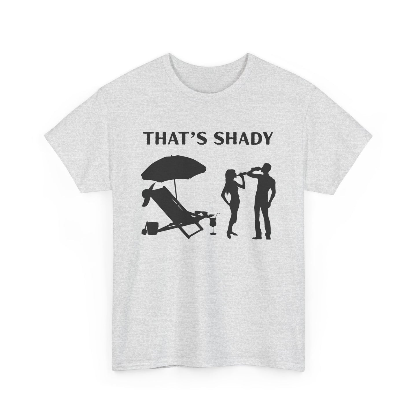 Funny Summer Tee, That's Shady Quote T-Shirt, Beach Dad Gift, Pool Party Outfits, Vacation Humor Tee, Unisex Cotton Shirt