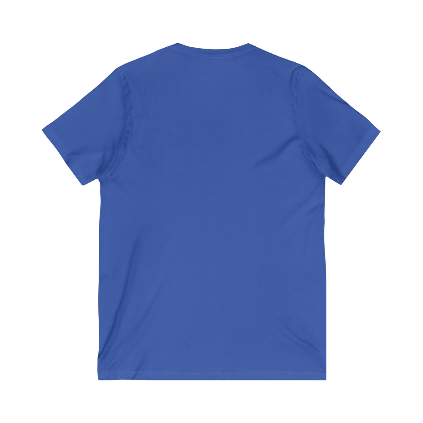 The world is better when I am Caffeinated, Unisex Jersey Short Sleeve V-Neck Tee