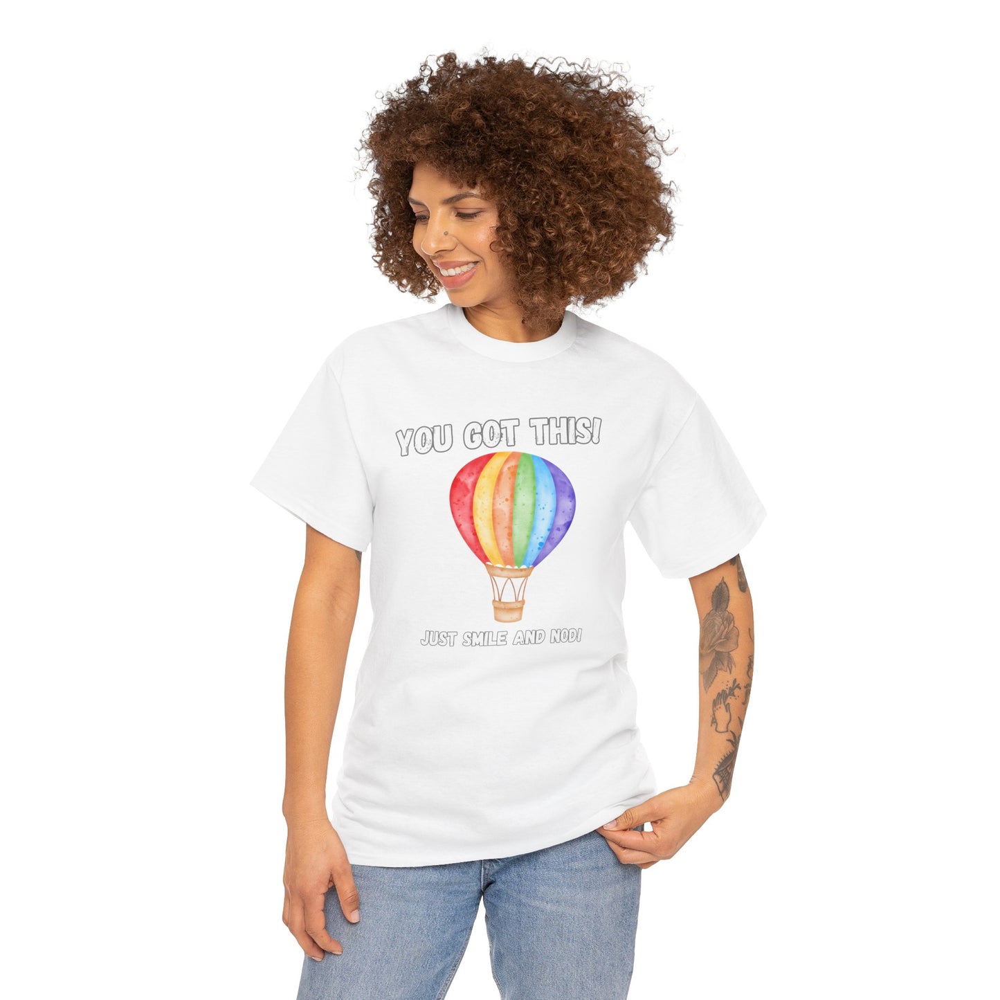Inspirational Hot Air Balloon Tee - "You Got This!"