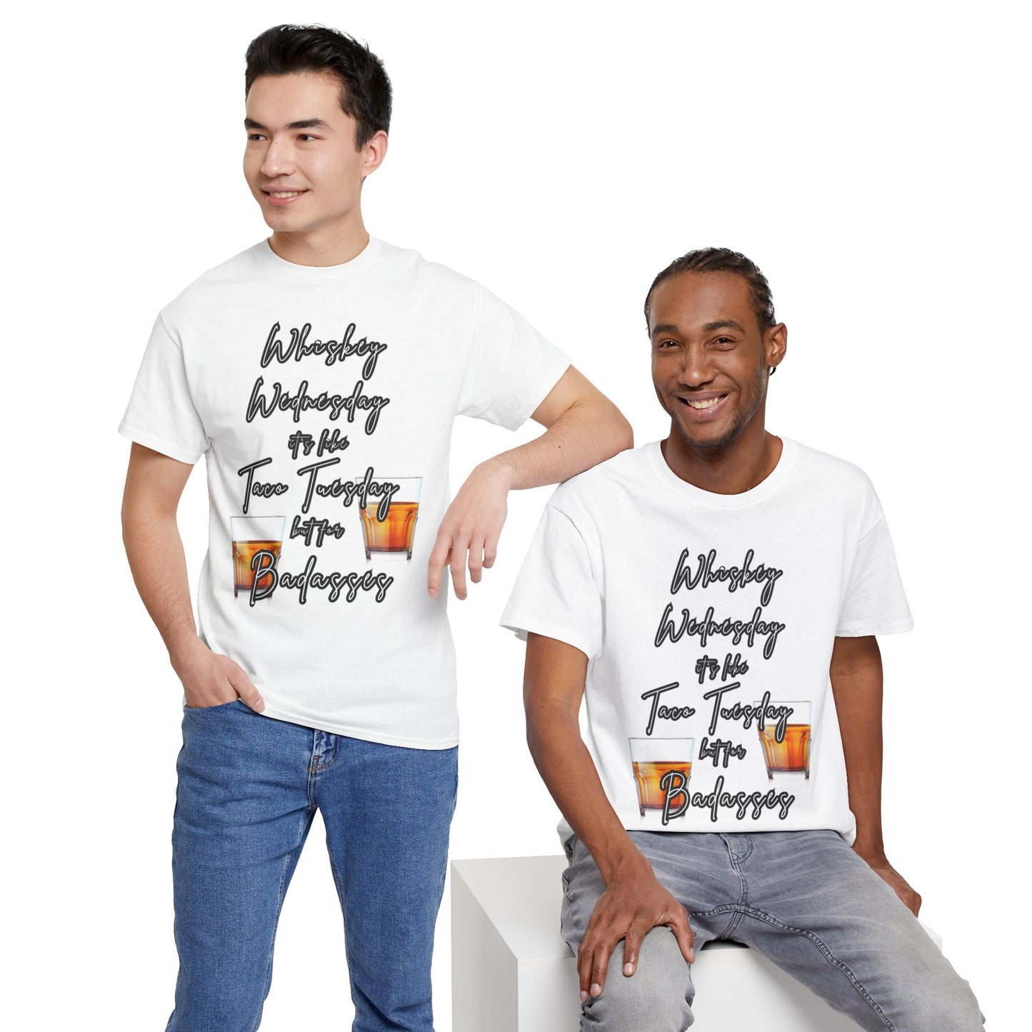 Whiskey Wednesday, Unisex Heavy Cotton Tee