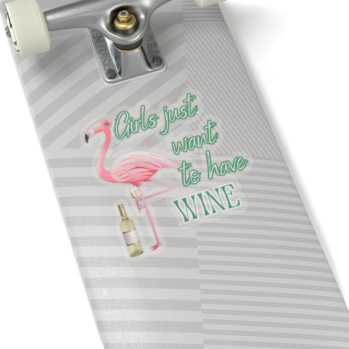 Girls just want to have Wine, Kiss-Cut Stickers