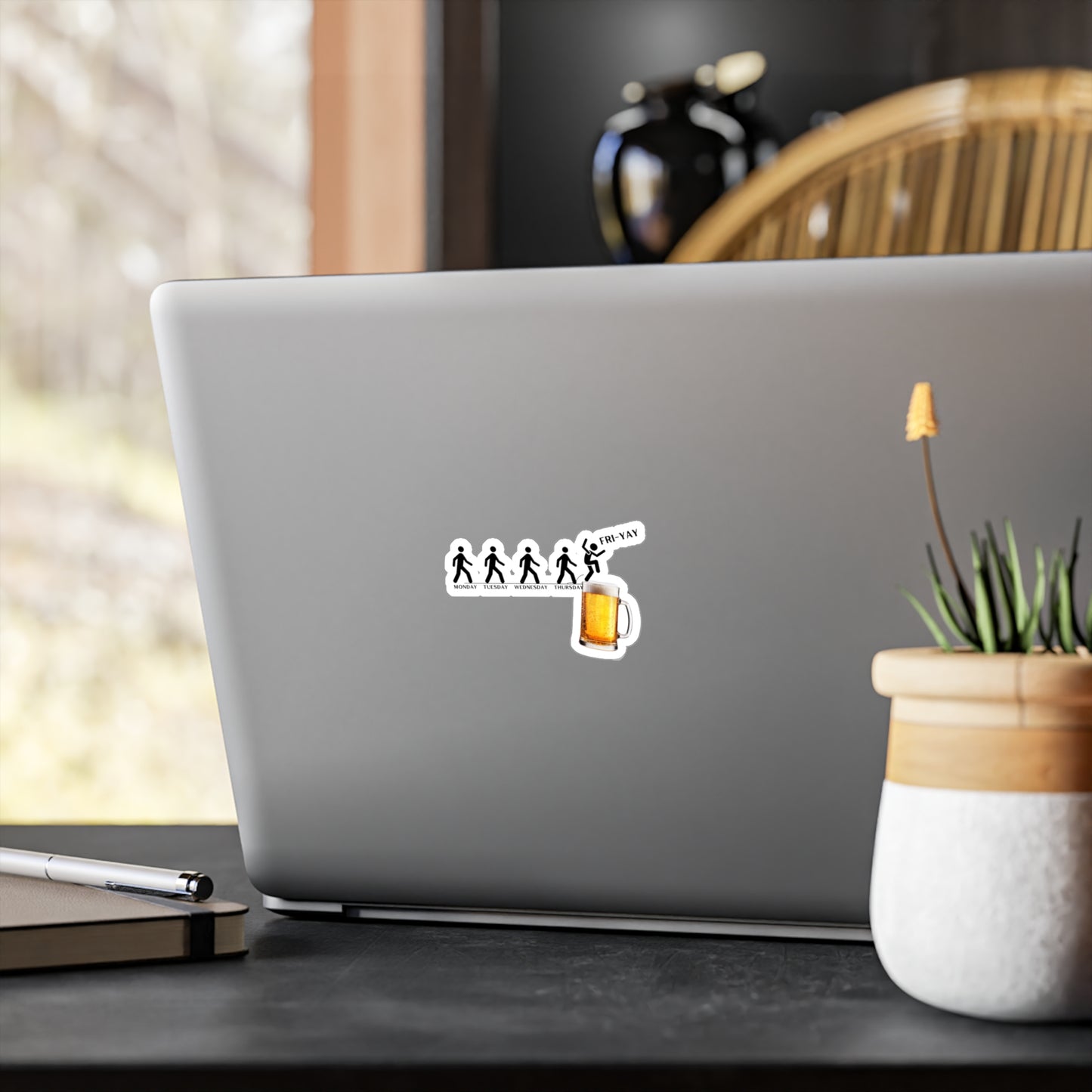 Friday Beer, Kiss-Cut Vinyl Decals