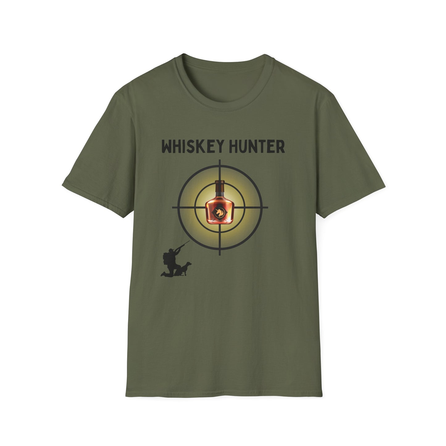Whiskey Hunter Unisex Softstyle T-Shirt - For Hunting Enthusiasts