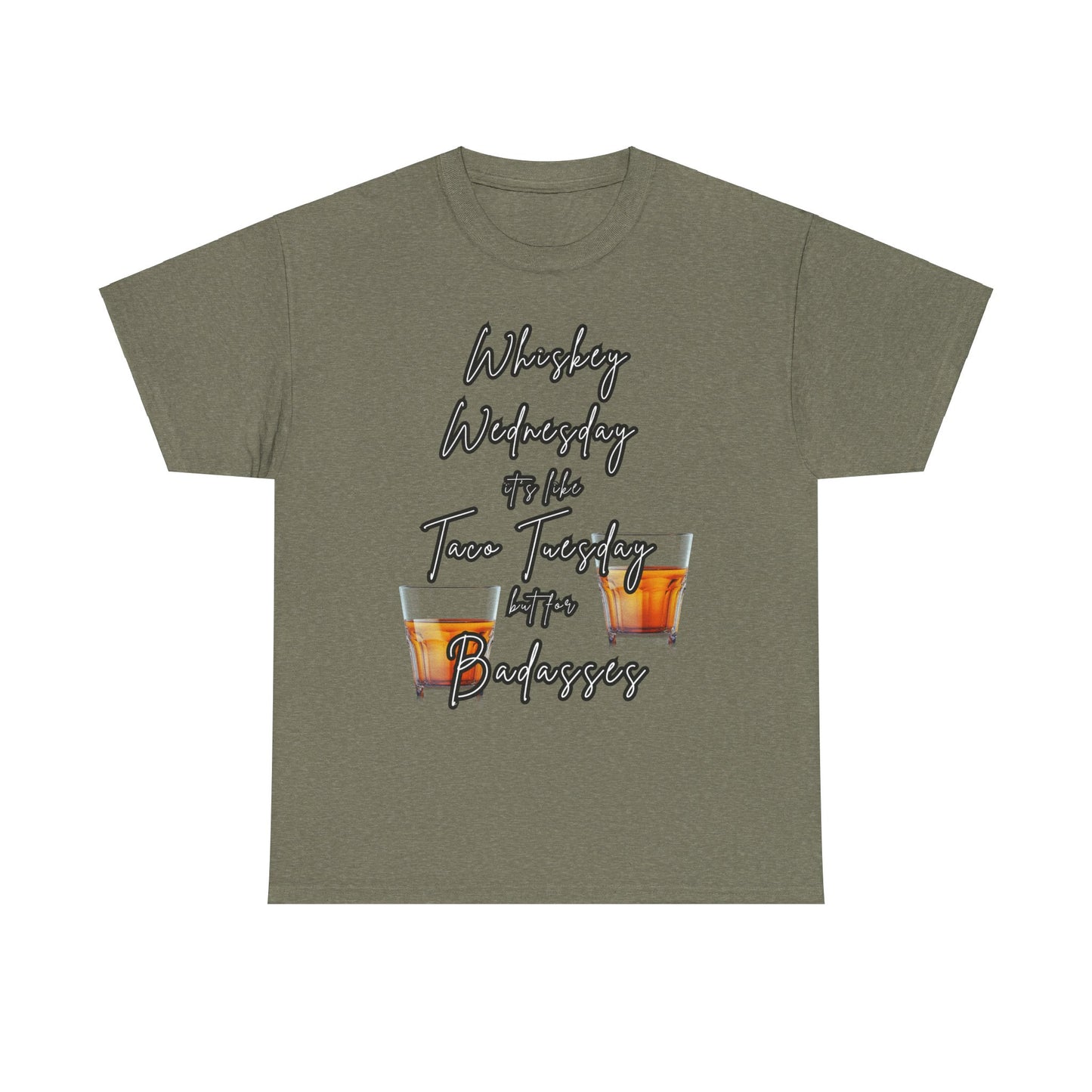 Whiskey Wednesday, Unisex Heavy Cotton Tee