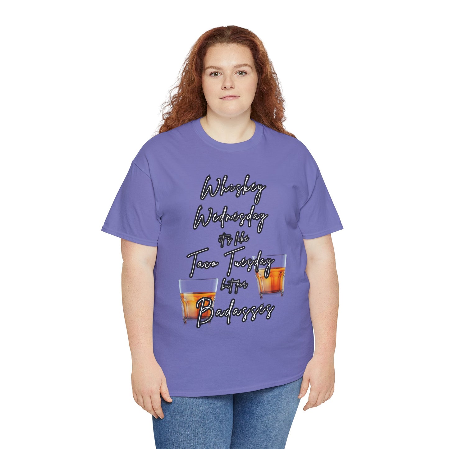 Whiskey Wednesday, Unisex Heavy Cotton Tee