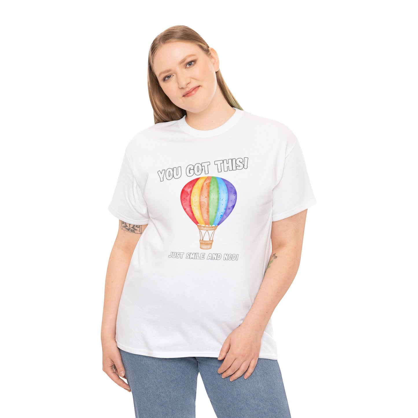 Inspirational Hot Air Balloon Tee - "You Got This!"