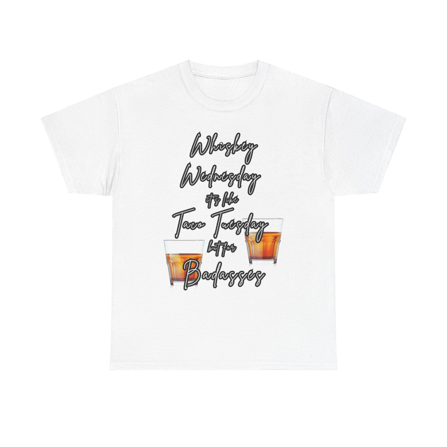 Whiskey Wednesday, Unisex Heavy Cotton Tee