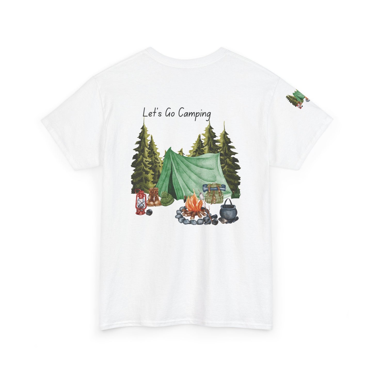 Fucking In Tents - Outdoor Adventure Camping Tee - Unisex Heavy Cotton Shirt with Nature Design