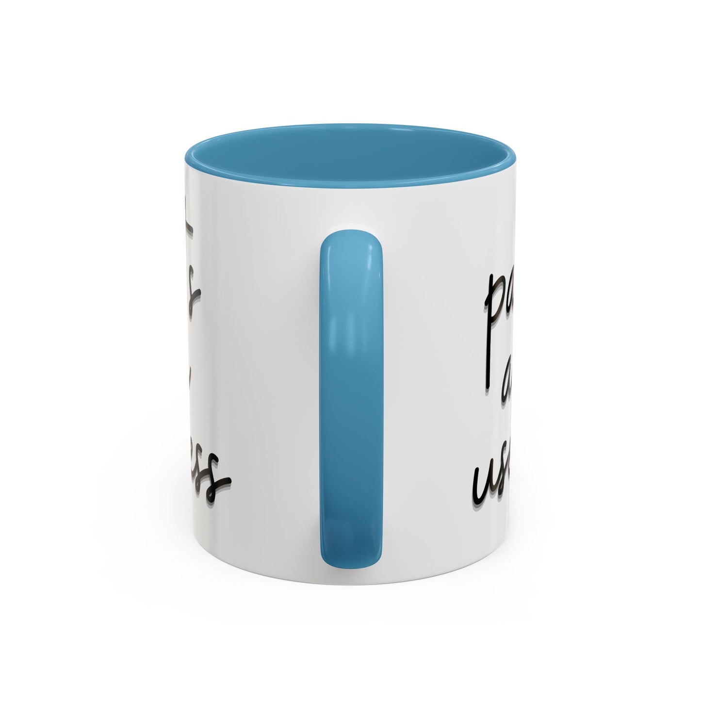 Pants are useless, Accent Coffee Mug (11, 15oz)