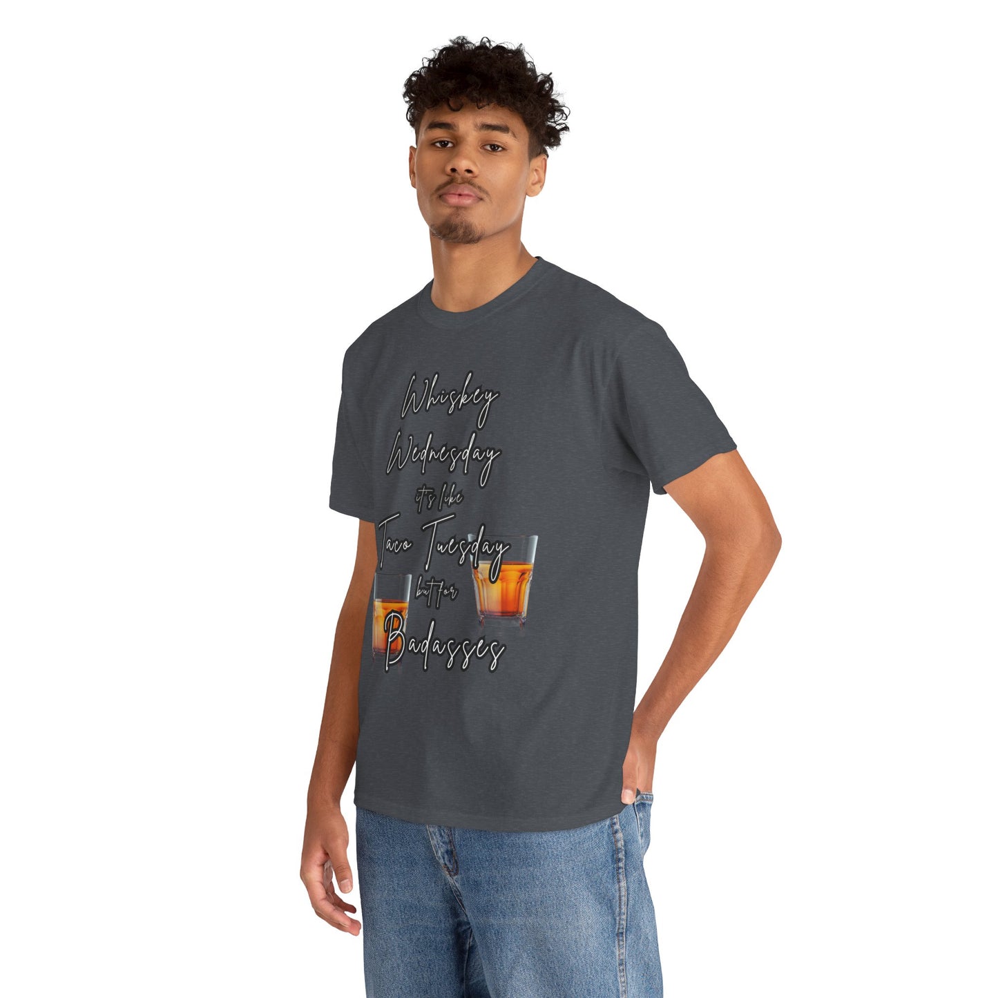 Whiskey Wednesday, Unisex Heavy Cotton Tee
