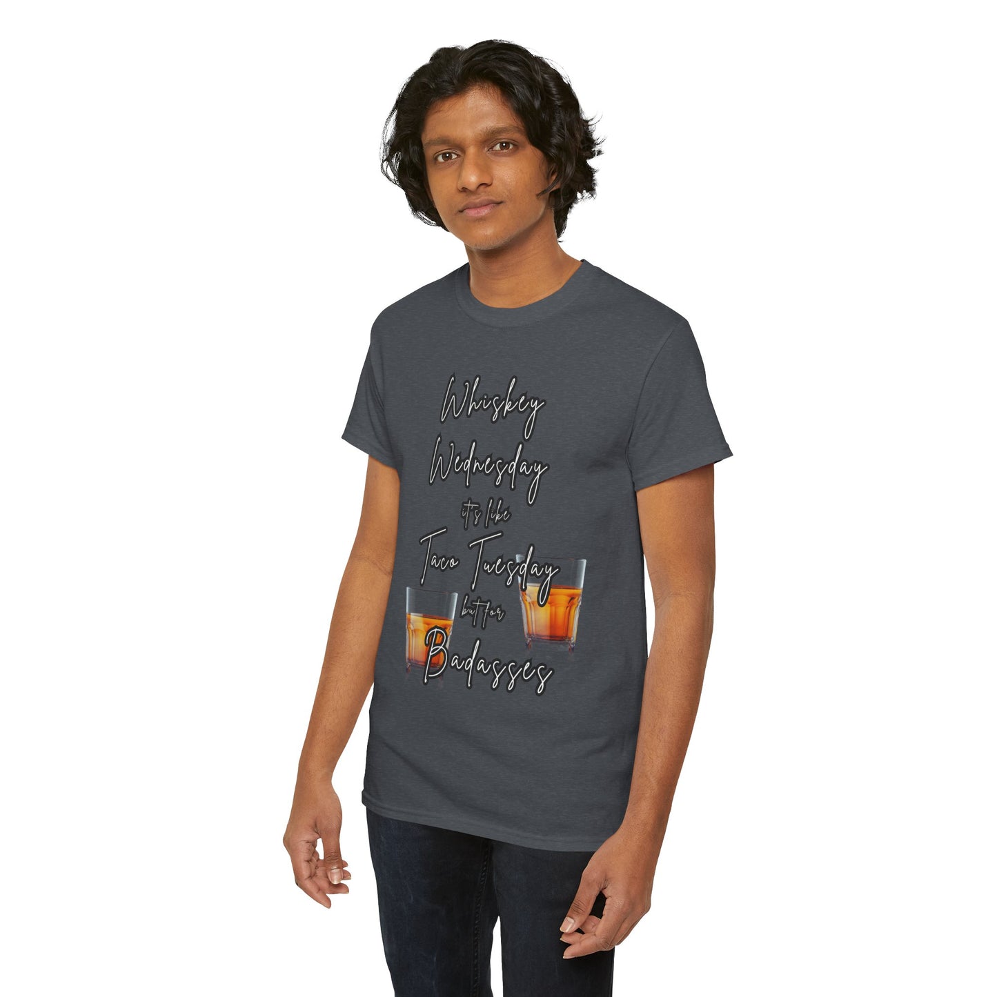 Whiskey Wednesday, Unisex Heavy Cotton Tee