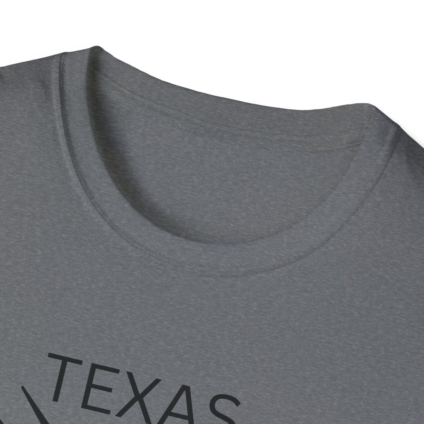 BBQ Lovers Unisex Softstyle T-Shirt - Texas 'We Smoke Outside' Design
