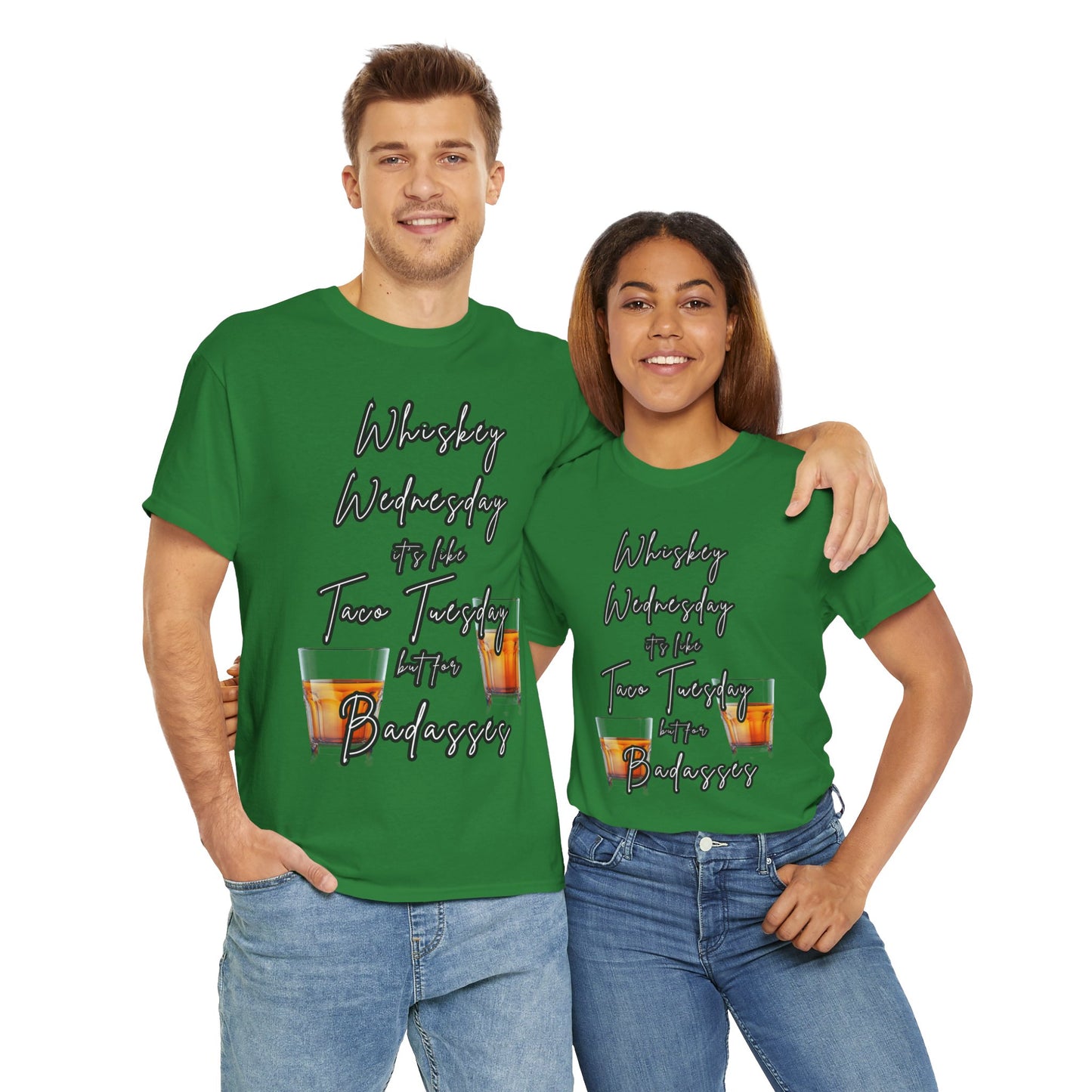 Whiskey Wednesday, Unisex Heavy Cotton Tee