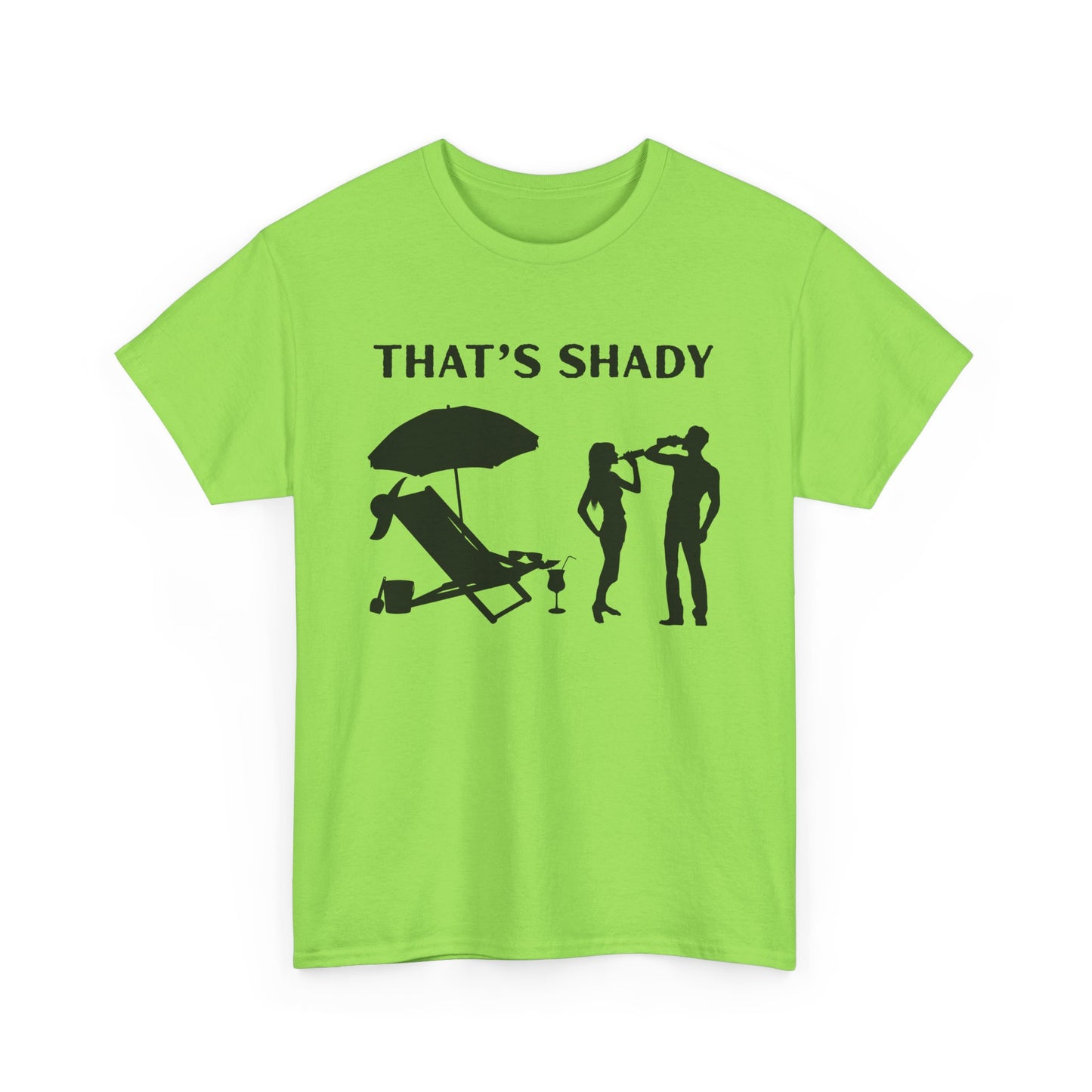 Funny Summer Tee, That's Shady Quote T-Shirt, Beach Dad Gift, Pool Party Outfits, Vacation Humor Tee, Unisex Cotton Shirt