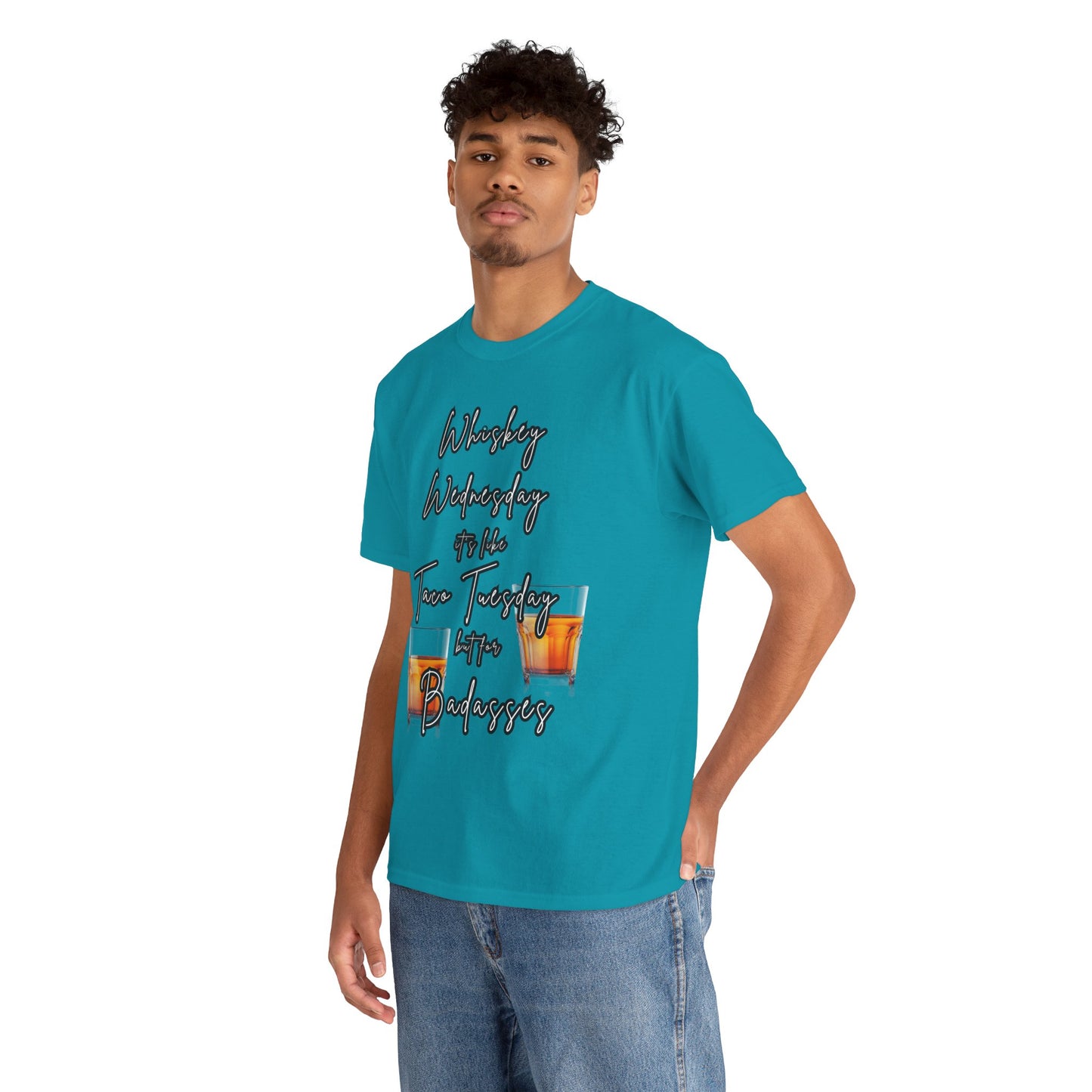 Whiskey Wednesday, Unisex Heavy Cotton Tee